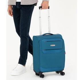 Pierre Cardin 50294154-VR036 Mavi Erkek Orta Boy Valiz