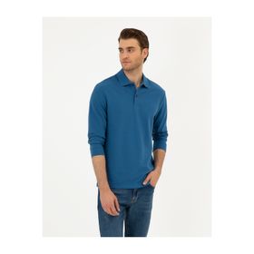 Pierre Cardin 50294438-VR059 Açık Lacivert Erkek Sweatshirt