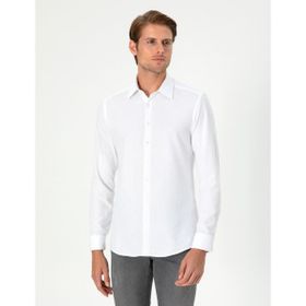 Pierre Cardin 50294732-VR013 Beyaz Slim Fit Uzun Kollu Erkek Gömlek