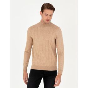 Pierre Cardin 50296414-VR011 Bej Erkek Kazak