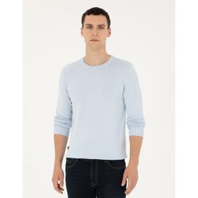 Pierre Cardin 50296575-VR003 Açık Mavi Erkek Kazak