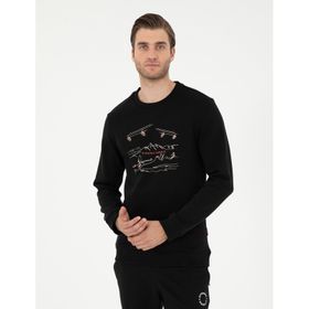 Pierre Cardin 50298587-VR046 Siyah Erkek Sweatshirt