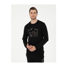 Pierre Cardin 50298587-VR046 Siyah Erkek Sweatshirt