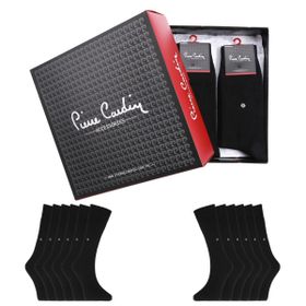 Pierre Cardin 503 Kışlık Termal Yünlü 12li Paket Siyah Erkek Çorap