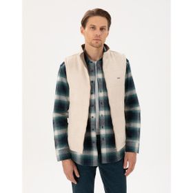 Pierre Cardin 50300554-591 Bej Suni Deri Erkek Yelek