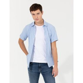 Pierre Cardin 50303245-VR003 Açık Mavi Erkek Gömlek
