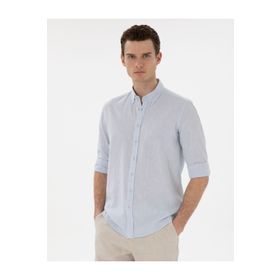 Pierre Cardin 50303245-VR003 Açık Mavi Erkek Gömlek