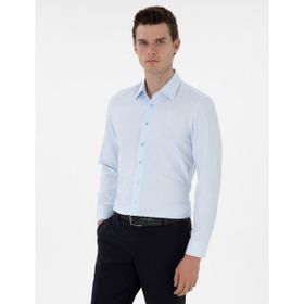 Pierre Cardin 50303245-VR003 Açık Mavi Erkek Gömlek