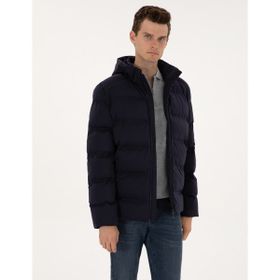 Pierre Cardin 50313868-VR033 Lacivert Erkek Mont