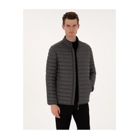 Pierre Cardin 50313921-VR006 Antrasit Kapitone Basic Erkek Mont