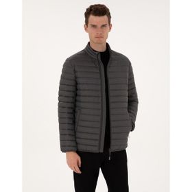 Pierre Cardin 50313921-VR006 Antrasit Kapitone Basic Erkek Mont