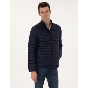 Pierre Cardin 50313921-VR033 Lacivert Kapitone Basic Erkek Mont