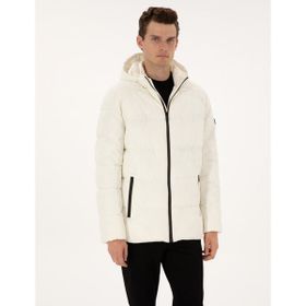 Pierre Cardin 50313923-VR019 Ekru Erkek Mont