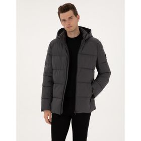 Pierre Cardin 50313923-VR024 Gri Erkek Mont