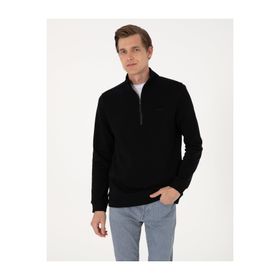 Pierre Cardin 50314044-VR046 Siyah Erkek Sweatshirt