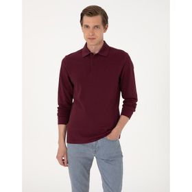 Pierre Cardin 50314048-VR014 Bordo Erkek Sweatshirt