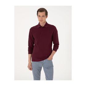 Pierre Cardin 50314048-VR014 Bordo Erkek Sweatshirt
