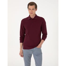 Pierre Cardin 50314048-VR014 Bordo Erkek Sweatshirt
