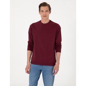 Pierre Cardin 50314054-VR014 Bordo Erkek Sweatshirt