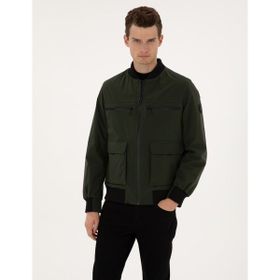 Pierre Cardin 50314099-VR111 Koyu Haki Regular Fit Erkek Mont