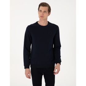 Pierre Cardin 50314978-VR033 Lacivert Erkek Sweatshirt