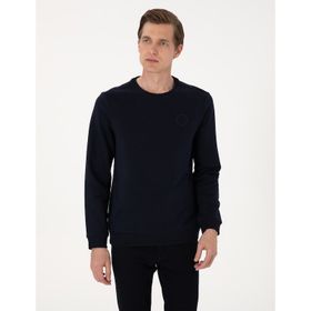 Pierre Cardin 50314978-VR033 Lacivert Erkek Sweatshirt
