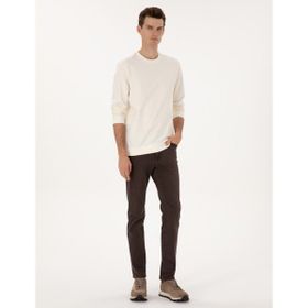 Pierre Cardin 50317247-VR029 Kahverengi Slim Fit Jean Erkek Pantolon