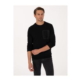 Pierre Cardin 50317658-VR046 Siyah Erkek Sweatshirt