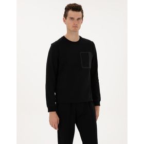 Pierre Cardin 50317658-VR046 Siyah Erkek Sweatshirt