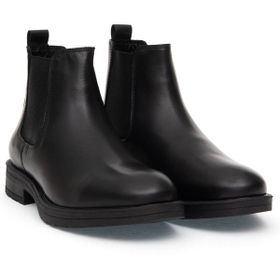Pierre Cardin 50318873-VR046 Erkek Siyah Deri Kauçuk Taban Chelsea Bot