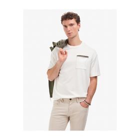 Pierre Cardin 50321162-VR019 Ekru Erkek T-shirt