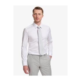 Pierre Cardin 50325162-VR013 Beyaz Slim Fit Uzun Kollu Basic Erkek Gömlek