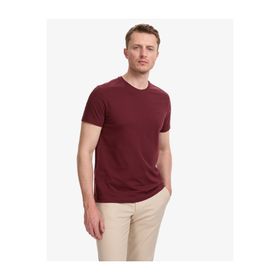 Pierre Cardin 50325307-VR014 Bordo Erkek T-shirt