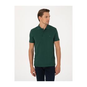 Pierre Cardin 50325323-VR079 Koyu Yeşil Erkek T-shirt