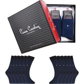 Pierre Cardin 504 Kışlık Termal Yünlü 12li Paket Lacivert Erkek Çorap