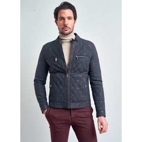 Pierre Cardin 52 Lacivert Suni Deri Erkek Ceket