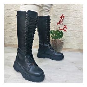 Pierre Cardin 52444 Siyah Fermuarlı Kadın Çizme