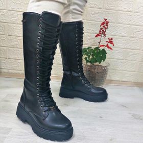 Pierre Cardin 52444 Siyah Fermuarlı Kadın Çizme