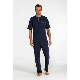 Pierre Cardin 5370 Erkek Lacivert Kısa Kollu 3'lü Pijama Takımı