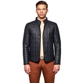 Pierre Cardin 54 Lacivert Erkek Deri Ceket