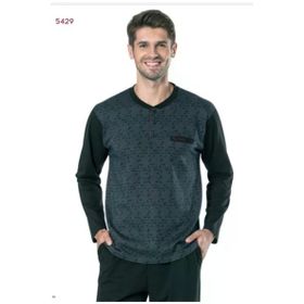 Pierre Cardin 5429 Siyah Erkek Pijama Takımı