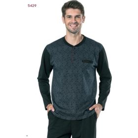 Pierre Cardin 5429 Siyah Erkek Pijama Takımı