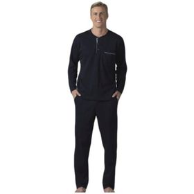 Pierre Cardin 5454 Erkek Lacivert Uzun Kollu Pijama Takımı