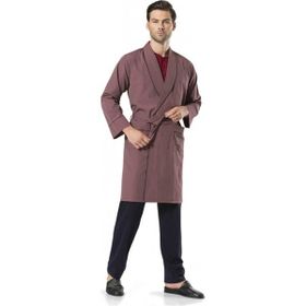 Pierre Cardin 5560 Bordo 5'li Penye Ropdöşambır Damat Pijama Set