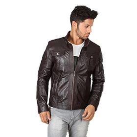 Pierre Cardin 56 Bordo Deri Erkek Mont