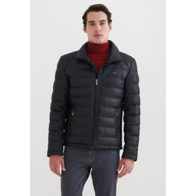 Pierre Cardin 58 Siyah Erkek Deri Ceket