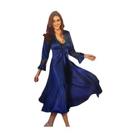 Pierre Cardin 6025 6'lı Uzun Kadın Gecelik Sabahlık Set