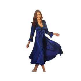 Pierre Cardin 6025 6'lı Uzun Kadın Gecelik Sabahlık Set
