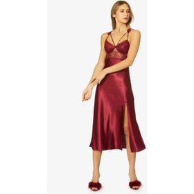 Pierre Cardin 6025 Ekru 6'lı Uzun Gecelik Sabahlık Set