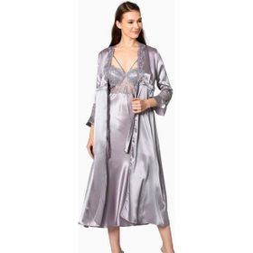 Pierre Cardin 6025 İnci 6'lı Uzun Gecelik Sabahlık Set